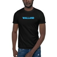 2xl Blue Walland с къс ръкав памучна тениска от неопределени подаръци