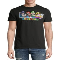 Нинтендо Мъже Супер Марио екипажа Графичен тениска