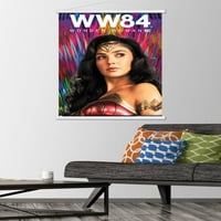 Филм на комикси - Wonder Woman - Пози за стена с дървена магнитна рамка, 22.375 34