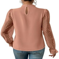 Beiwei жени тениска с дълъг ръкав туника блуза корур.