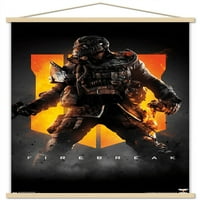 Call of Duty: Black Ops - Плакат за стена на Art Firebreak с дървена магнитна рамка, 22.375 34