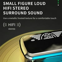 Слушалки за клирънс на CGLFD Безжични Bluetooth безжични слушалки Bluetooth слушалки в ухо с Bluetooth 5. Дълбоко басово огледало