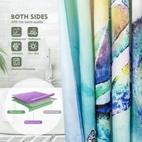 Душ завеса цветна мечтана парти фестивал 3D печат душ завеса полиестер водоустойчив дом декорация завеса 180x