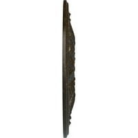 Ekena Millwork 5 8 OD 3 4 P Bordeau таван медальон, ръчно рисуван каменно огнище