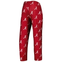 Мъжки концепции Спорт Crimson Alabama Crimson Tide Logo Flagship Allover Print Pants