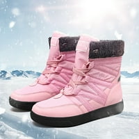 Ботуши клирънс juebong зима плюс памучни обувки къси коси топли обувки с високо снежни ботуши