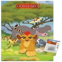 Disney Lion Guard - Групов стенен плакат, 14.725 22.375