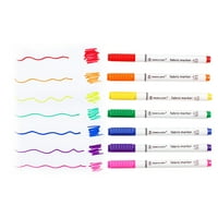 Цветове плат маркер графити химикалки универсални водоустойчиви без избледняване на плат за рисуване на плат за маркер