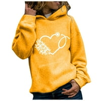 Женски ежедневен качулка пуловер женски отпечатан суитчър с дълъг ръкав суичър hot8sl4870256