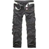 Мъжки товарни панталони тактически мулти джобове суитчъни атлетически джогинг панталон на открито туризъм направо панталони