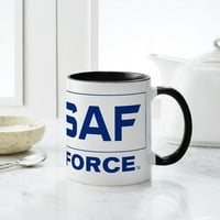 Cafepress - лого на американските военновъздушни сили USAF чаша - унция керамична чаша - чаша за новост кафене