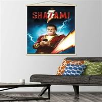 Филм на комикси - Shazam - Стенна плакат с магнитна рамка, 22.375 34