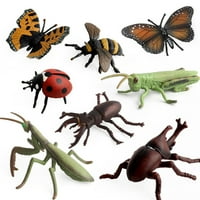 Xyer симулация pvc насекоми бъг на животни фигура модел образователна детска играчка за ролеви играчи