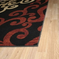 Макси Хоум паша колекция па-модерна съвременна зона килим-от-5 'х'7'
