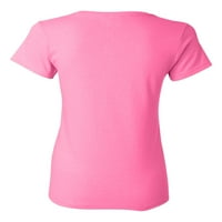 Кратък ръкав за тениска за жени - справяне с рака на гърдата
