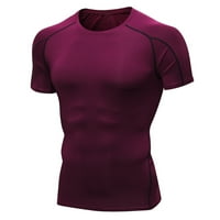 Simplmasygeni Clearance ризи върхове човек тренировки фитнес спортни тиражи йога атлетична риза топ блуза
