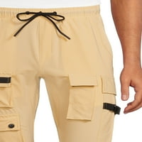 Американски бод Мъжки стреч Найлон хлабав годни полезност карго джогинг панталони, размери с-2КСЛ