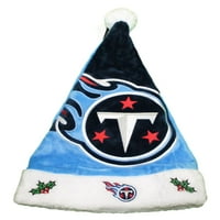 Тенеси титаните НФЛ основно лого Плюшена Коледа Санта шапка