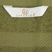 Впечатления Bolingbroke екологичен памучен комплект за кърпи, зелено, зелено