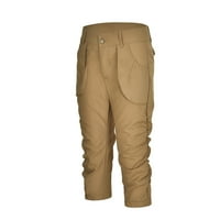 Средни товарни панталони за дамски бутон с цип тънък прилягане подрязани греди капризи панталони туризъм джогинг съутлети летни