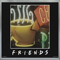 Приятели - Плакат за кафе за кафе, 22.375 34