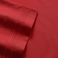 Серия дълбок джоб спалня спално легло комплект Двойна ШЛ-червено