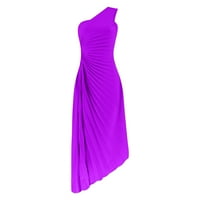 Женски рокли елегантна многоцветна рокля прост и изискан дизайн подходящ за всички случаи