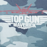 Top Gun Maverick Женска тениска на камо, малка