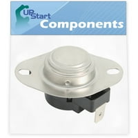 Заместител на термостата на сушилня за Whirlpool LER4624DZ сушилня - съвместим с WP High Litty Thermostat - Марка на компоненти