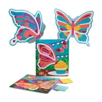 Лепкави мозайки пеперуди дизайн Мозайка занаят по комплект за числа -
