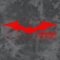 Батман Мъжка вратовръзка боя Графичен тениска логото на Батман, размери с-ШЛ