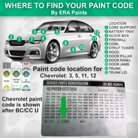 Бои, съвместими с Chevrolet Suburban Toge Match Touch Up Spray Paint Clearcoat Primer и Pro Prep Kit