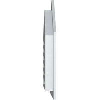 Екена Милуърк 28 в 36 х Пикед Топ Гейбъл отдушник стъпка: функционален, ПВЦ фронтон отдушник в 1 4 плосък тапицерия рамка