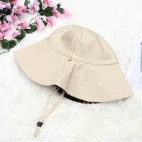 Лятна модна шапка анти-UV двустранна широка ширина слънце сгъваема шапка за сянка за жени дами момичета