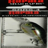 Rapala Rattling & Springing Shad Rap Raping Lure 1.5 3 16oz Shad
